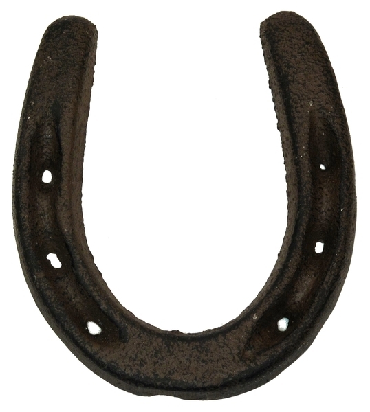 Picture of IWGAC 0170J-05209 Cast Iron Rust Color Horse Shoe - Set of 6