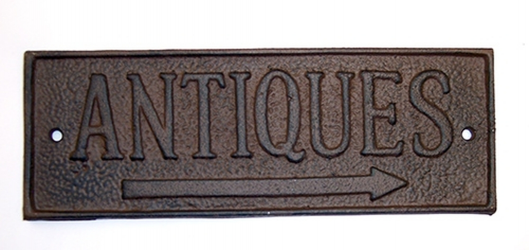 0170J-07470 Antiques Cast Iron Plaque