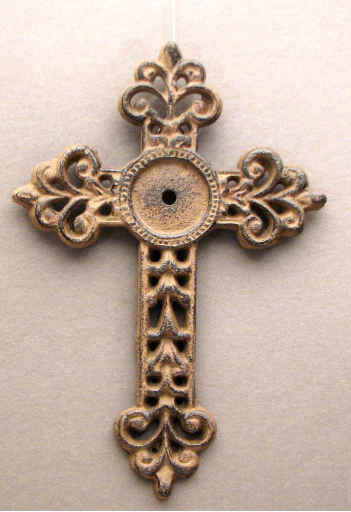 Medium Open Fleur De Lis Cross - 20 Piece
