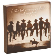 Cowboy Lessons Learned Wall Art