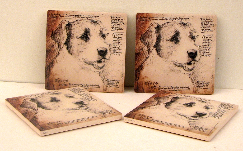 Picture of IWGAC 0183-36514 Jack Russell Terrier Coasters - Set of 4