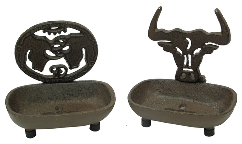 Rust Western Soap Dish - Set of 2