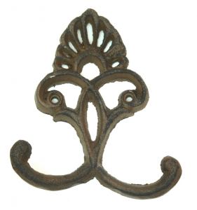 60 Piece Cast Iron Crown Hooks