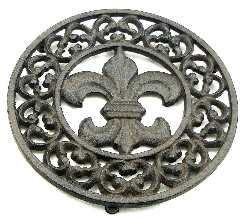 Picture of IWGAC 0184J-0201 Fleur De Lis Trivet