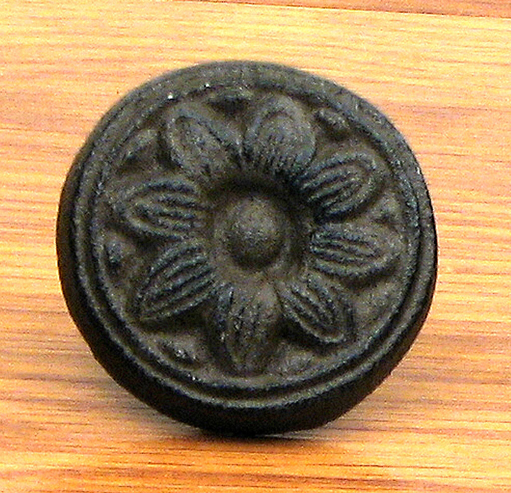 0184J-1354 Sunflower Knob - Set of 6