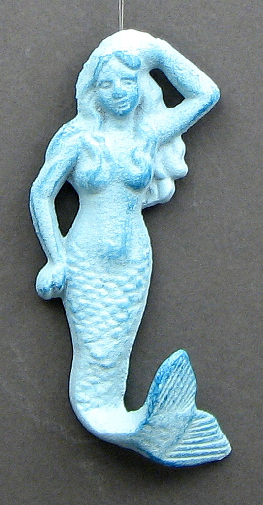 Picture of IWGAC 0184-0516B Mermaid Hook&#44; Ocean Blue - Set of 2