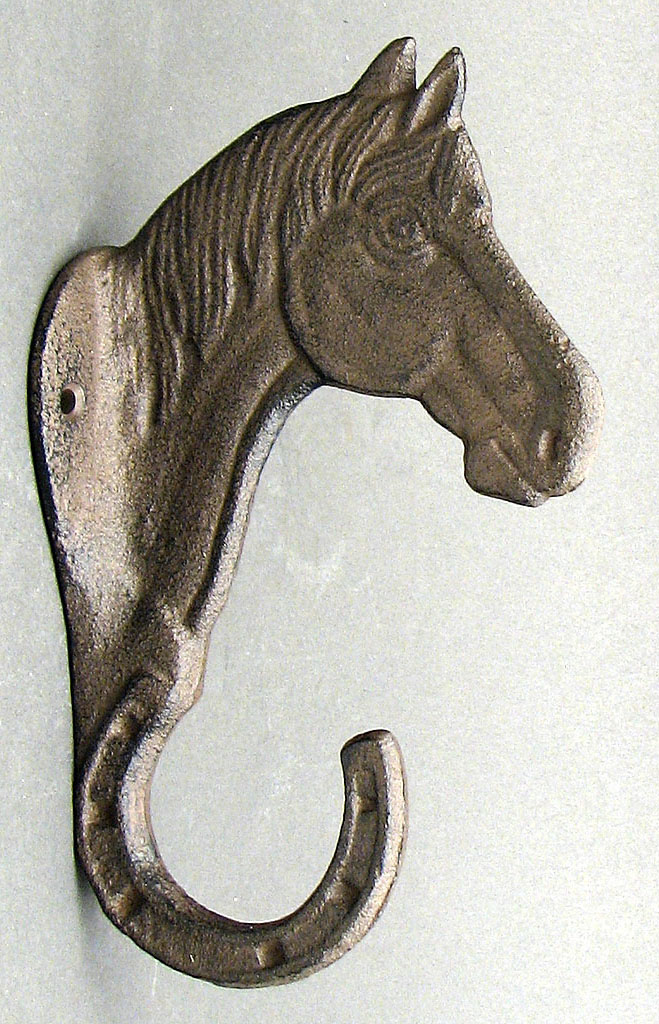 Picture of IWGAC 0184-0618 Cast Iron Horse Head Hook