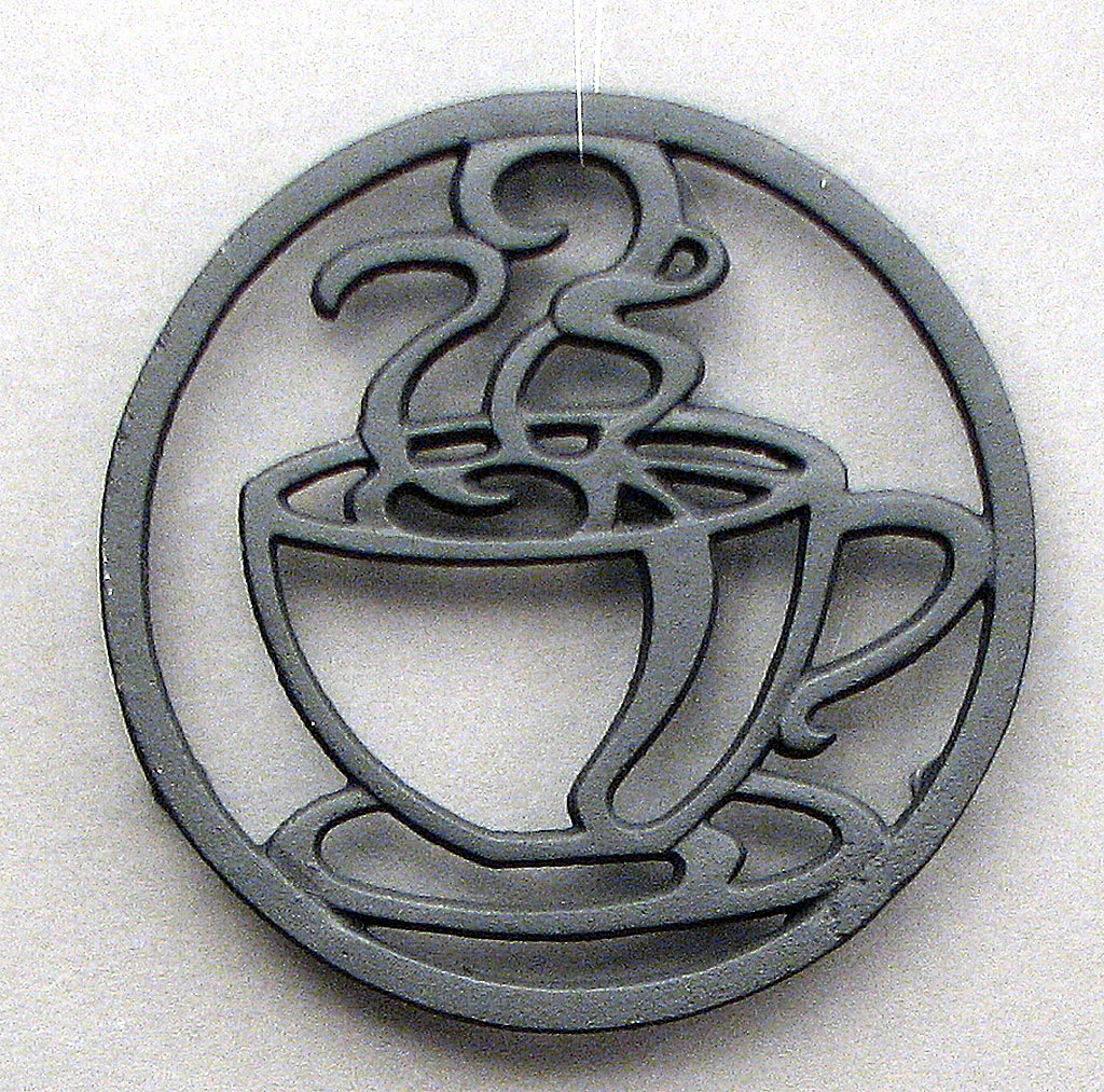 Picture of IWGAC 0184-0729 Cast Iron Coffee Cup Trivet