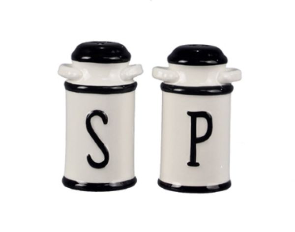 Picture of Iwgac 049-18928 Ceramic Milk Jug - Salt & Pepper