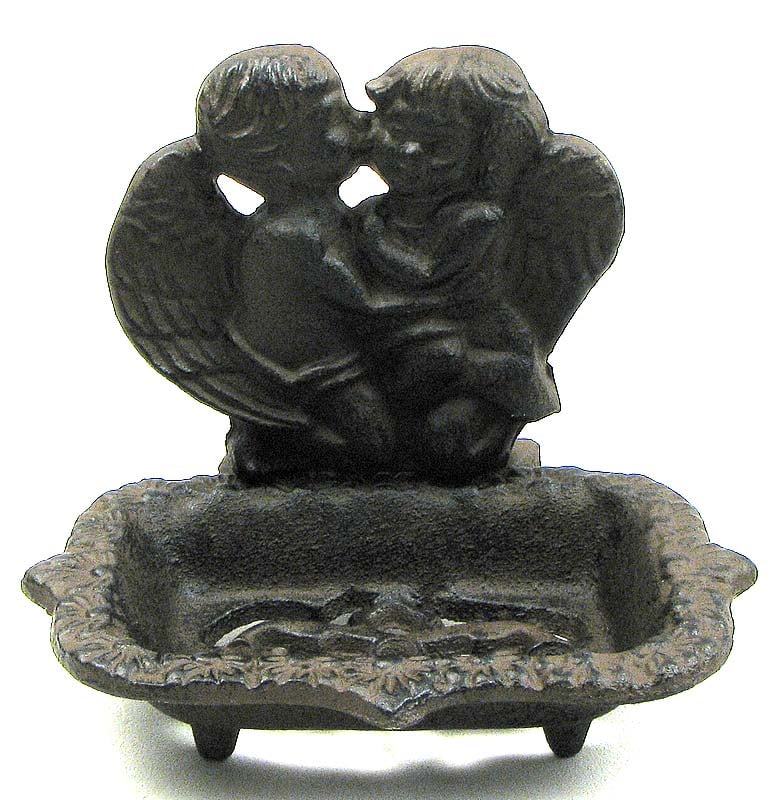 0170-02121 5 x 6 x 5.5 in. Cherub Soap Dish