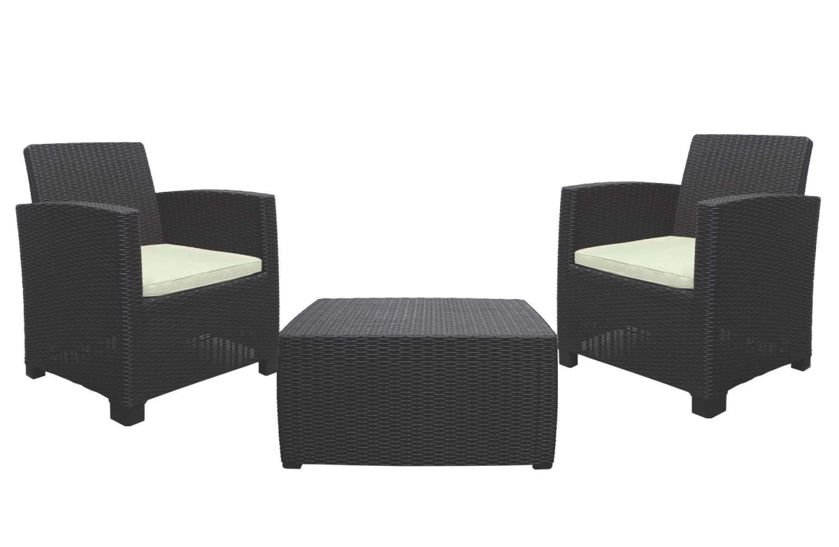 1852-WEN Unisex Espresso Conversation Set - 3 Piece