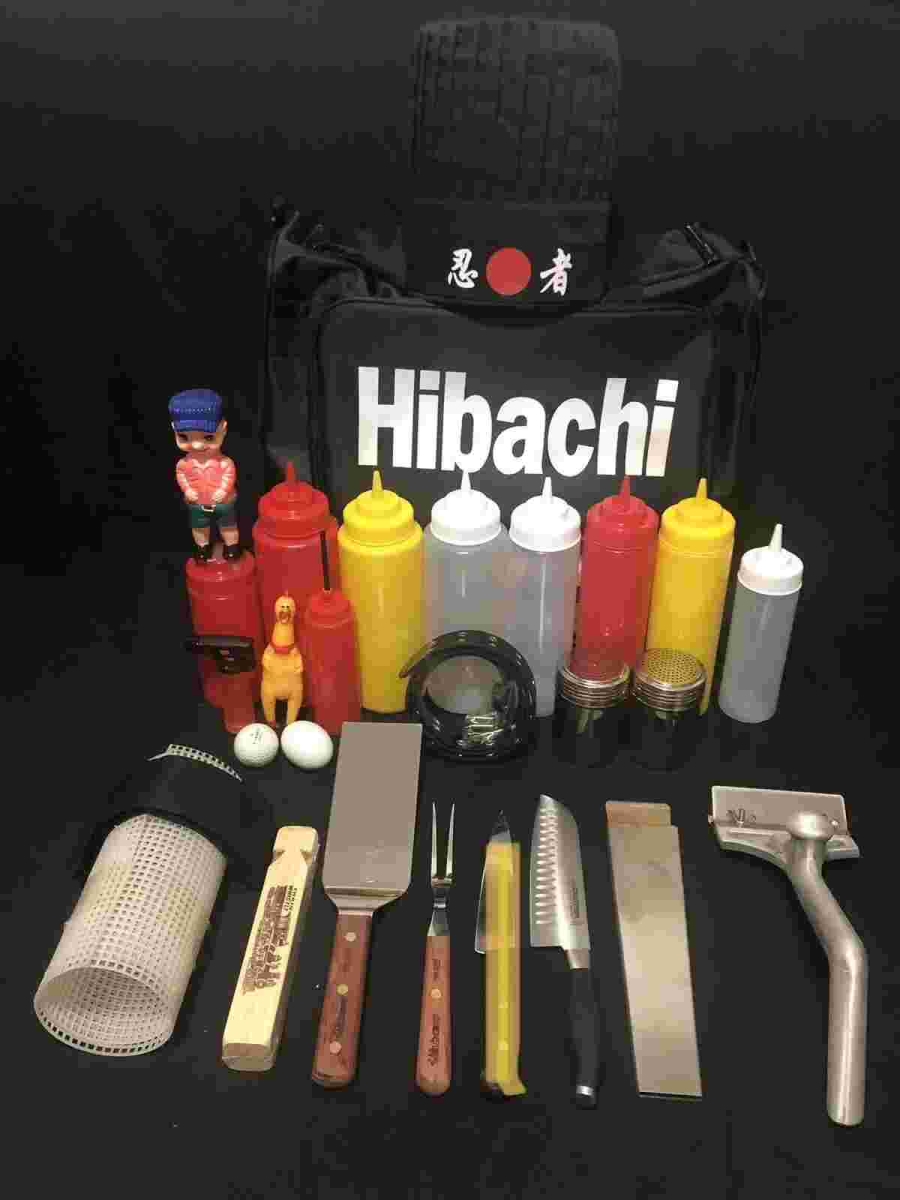 Picture of Jubilee j163 All-in-One Whole Set of Hibachi or Teppanyaki Chef Tool