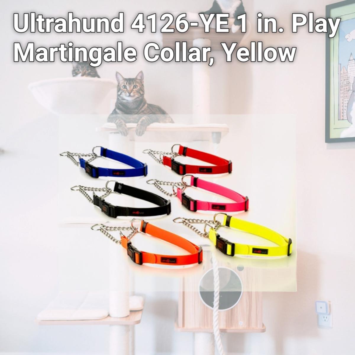 Picture of Ultrahund 4126-YE 1 in. Play Martingale Collar, Yellow