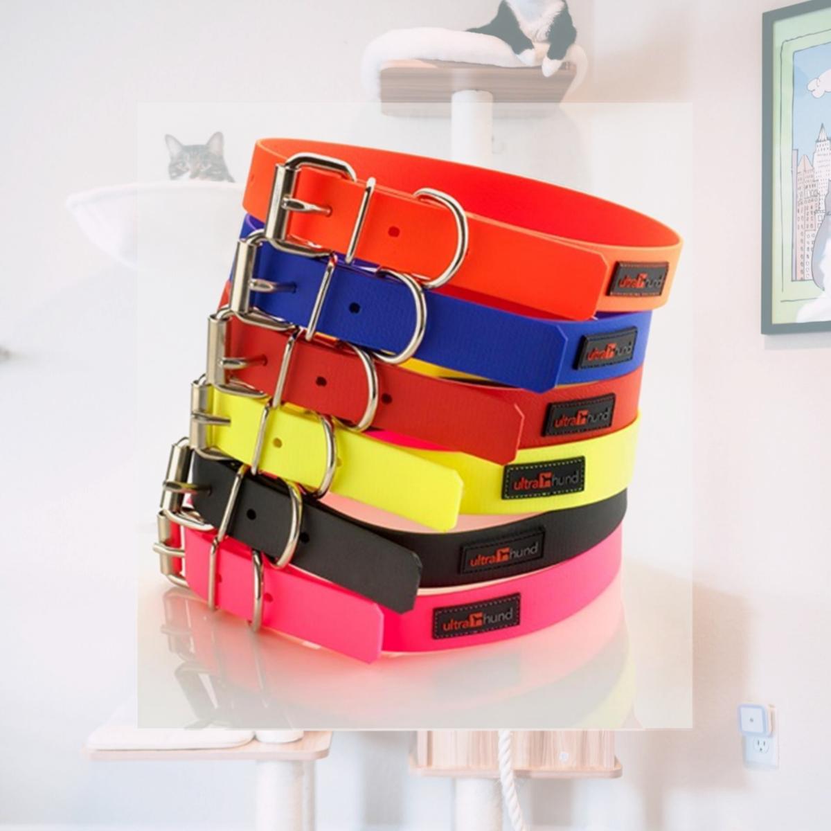 Picture of Ultrahund 4127-YE-14 0.75 x 14 in. Play Regular Collar, Yellow
