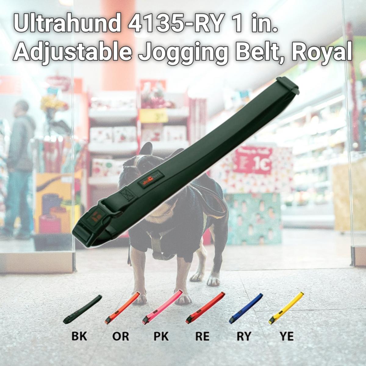 Picture of Ultrahund 4135-RY 1 in. Adjustable Jogging Belt, Royal