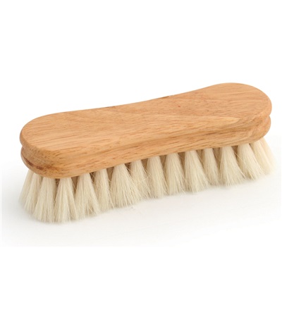 Picture of Desert Equestrian 2287 4.5 in. Legends Soft White Goat Hair Peanut-Shaped Face Brush