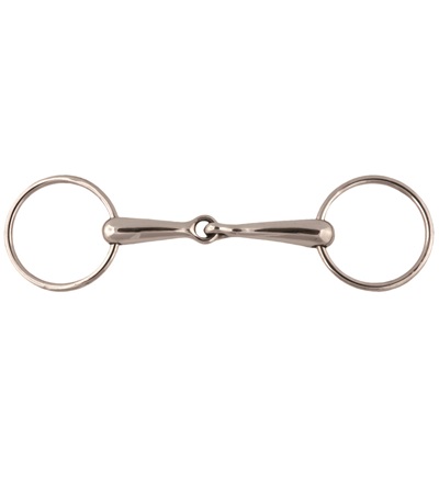 20122-5-3-4 5.75 in. Stainless Steel Loose Ring Snaffle Bit