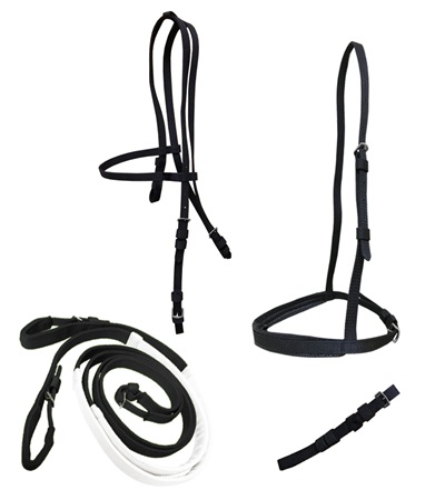 Picture of Jacks 4348-YE Ultra Bridle Set with Buckle Reins, Yellow