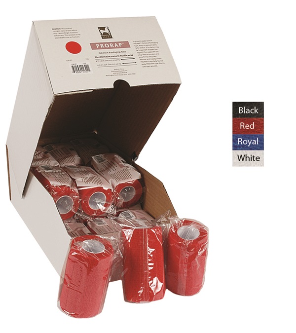 Picture of Jacks 1305-BK Prorap Self-Adhering Bandage, Black - 4 in. x 5 Yards - 18 Box