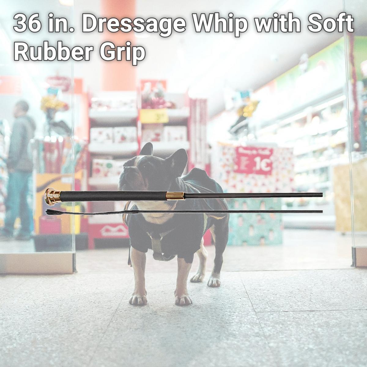 Picture of Jacks 1533-36 36 in. Dressage Whip with Soft Rubber Grip