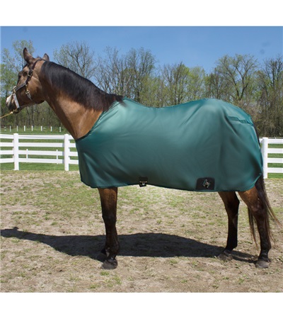 Picture of Jacks 1633-BK-74 74 in. Closed Front Nylon Stable Sheet, Black
