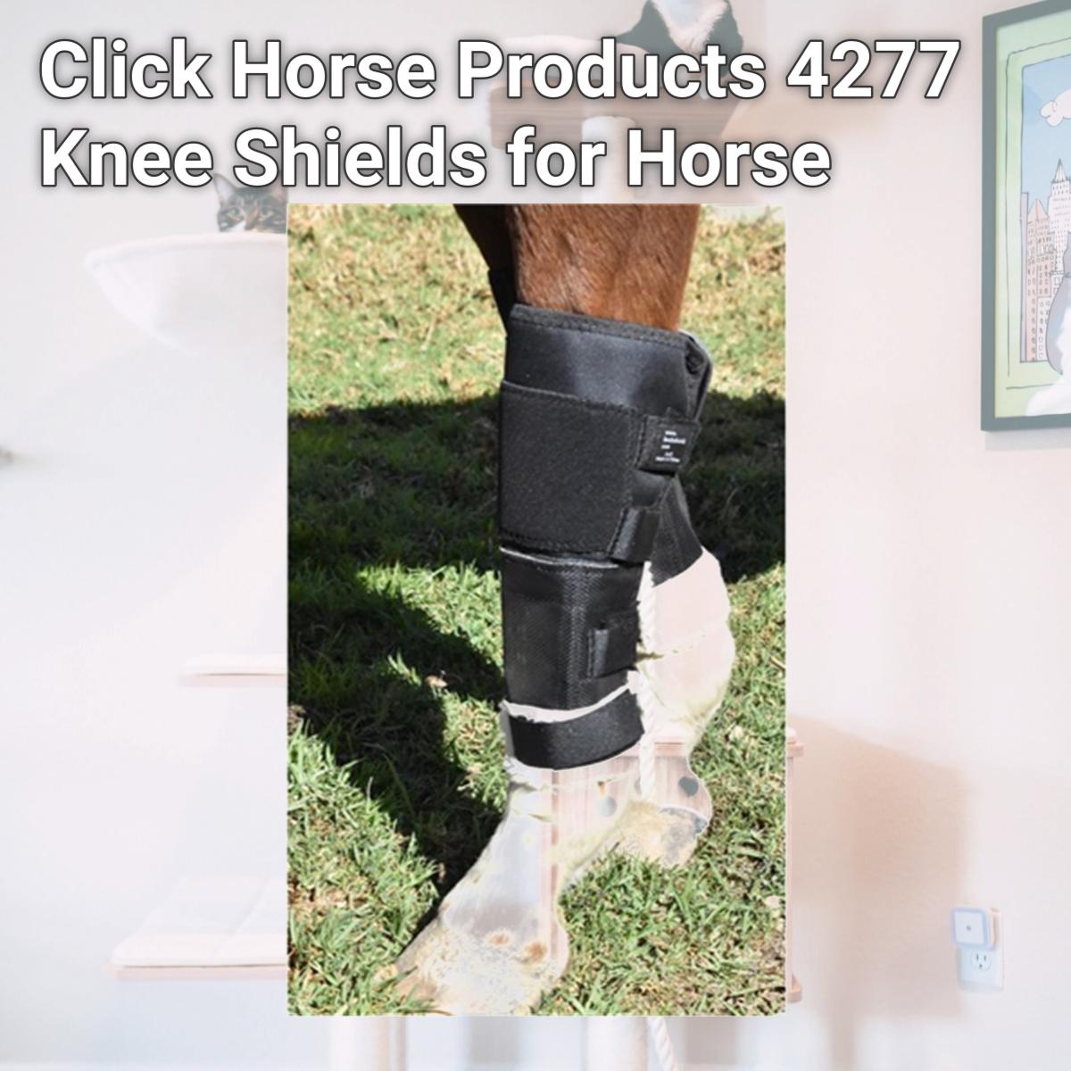 Picture of Click Horse Products 4277 Knee Shields for Horse