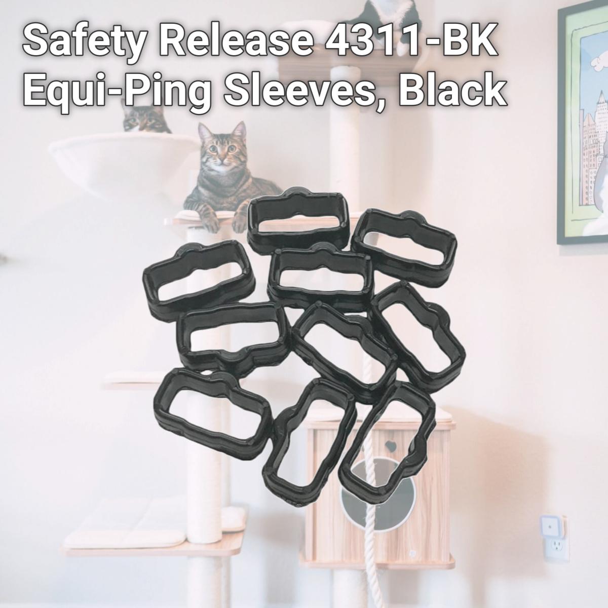 Picture of Safety Release 4311-BK Equi-Ping Sleeves, Black