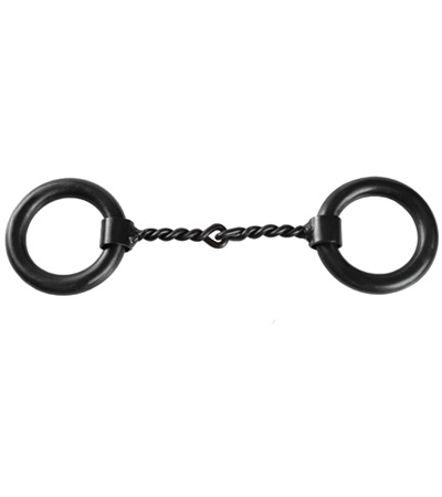 1242 Donut Twisted Wire Snaffle Bit