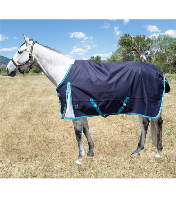 86 in. 1200 Denier Kratos Turnout Sheet, Navy