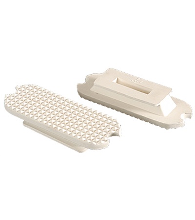 1988-4-1-2 4.5 in. Fillis White Replacement Pads