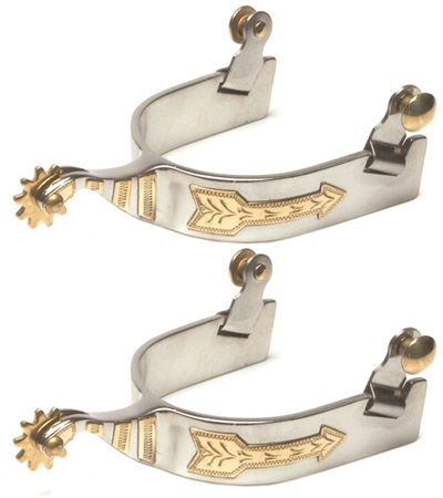 Picture of Jacks 11058 Stainless Steel Roper Spurs