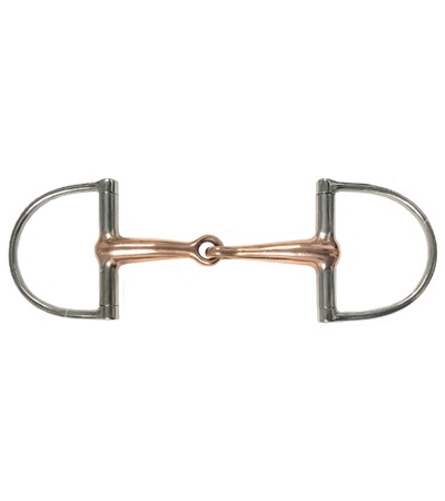 25472-5 5 in. Copper Mouth Dee Ring Racing Bit