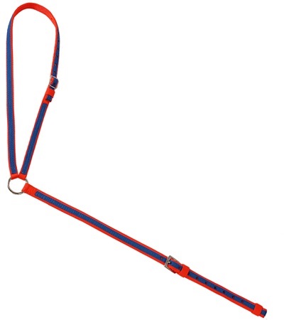 Picture of Jacks 20328-TU-BK Two Tone Racing Martingale Yoke&#44; Turquoise & Black