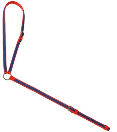 Picture of Jacks 20328-RE-TU Two Tone Racing Martingale Yoke&#44; Red & Turquoise