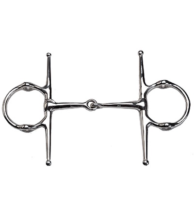 1707 Full Cheek Gag Snaffle Bit