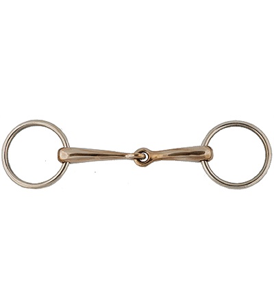 20131-5 5 in. German Silver Loose Ring Bradoon Bit