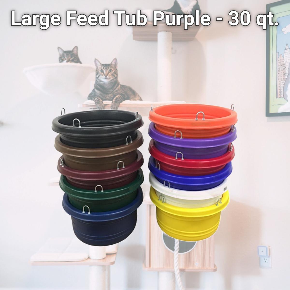 Picture of Horsemens Pride 1157-PU Large Feed Tub, Purple - 30 qt.