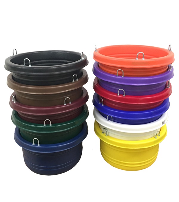 Picture of Horsemens Pride 1157-YE Large Feed Tub, Yellow - 30 qt.