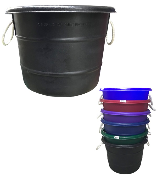 Picture of Horsemens Pride 4228-RE Manure Bucket, Red