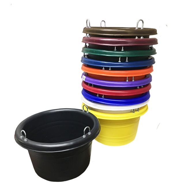 Picture of Horsemens Pride 1159-RE Mini Feed Tub, Red - 18 qt.