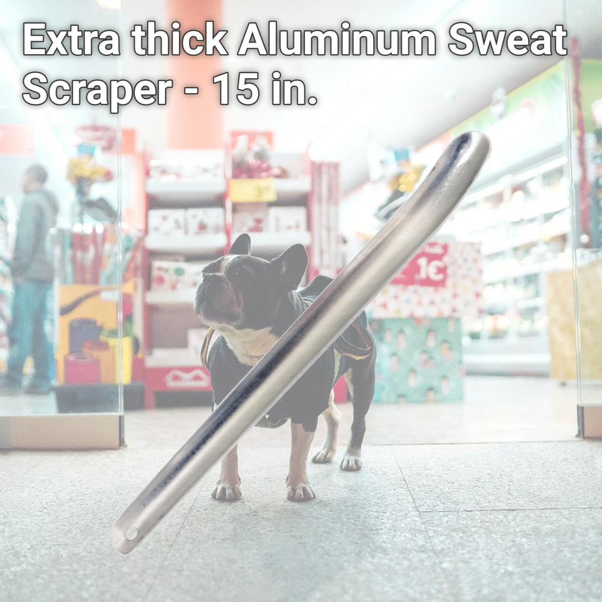 Picture of Jacks 4451-XTH Extra thick Aluminum Sweat Scraper - 15 in.