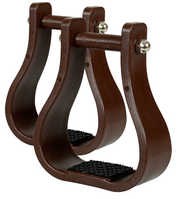 Picture of Jacks 59 Brown Stirrups - 2.50 in.