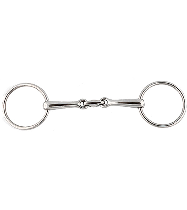 20133-5-3-4 Stainless Steel Horizontal Elliptical Link Bradoon Bit - 5.75 in.