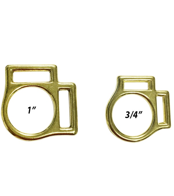 Picture of Jacks 369-3-4 Halter Square Solid Brass - 0.75 in.