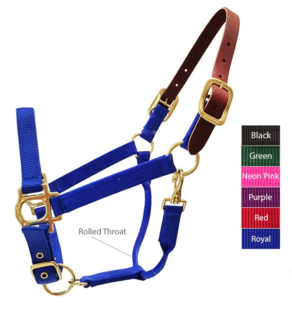Picture of Valhoma 3361-RE-M Breakaway Halter&#44; Red - 800-1100 lbs - Medium