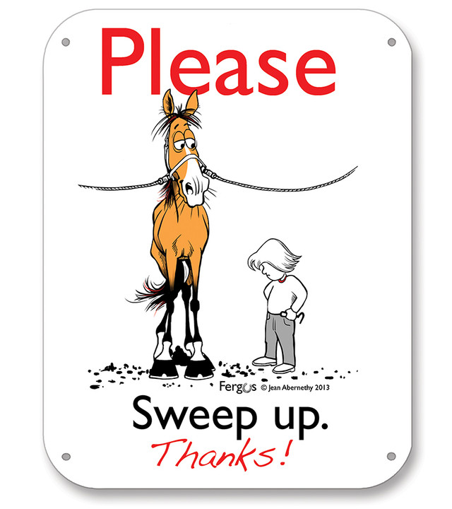 Picture of Fergus 3617-W110 Sweep Up Barn Sign