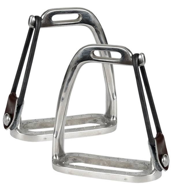 1035-4-3-4 Stainless Steel Peacock Safety Stirrups - 4.75 in.