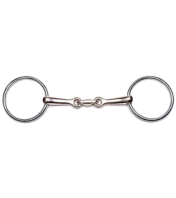 20111-5-3-4 German Silver Horizontal Elliptical Link Bit - 5.75 in.