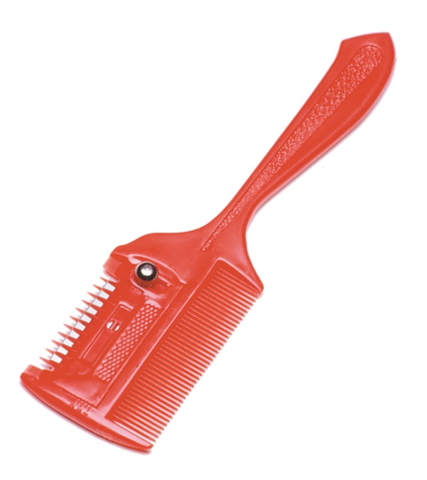 Picture of Jacks 10258 Thinning Comb, Red - 7 in.