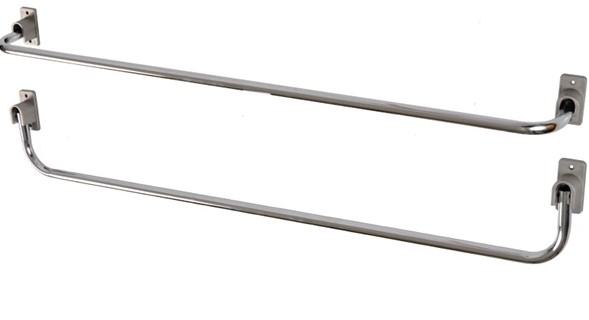 10345-SI Folding Blanket Bar, Silver